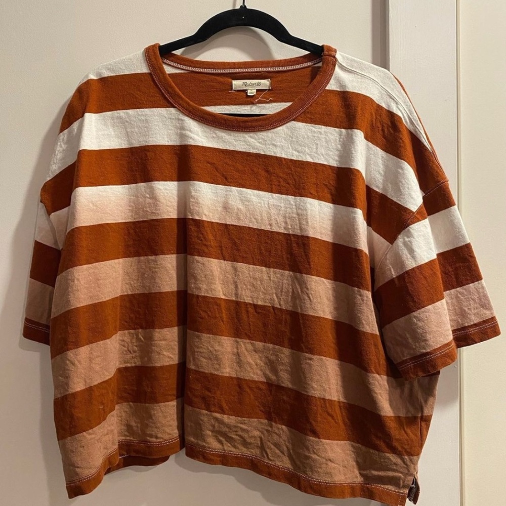 Madewell Boxy Ombré Crop